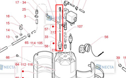 Sonda poziomu 1/8 Necta KALEA  - 258892