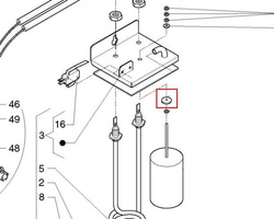 podkładka gumowa  -  099510